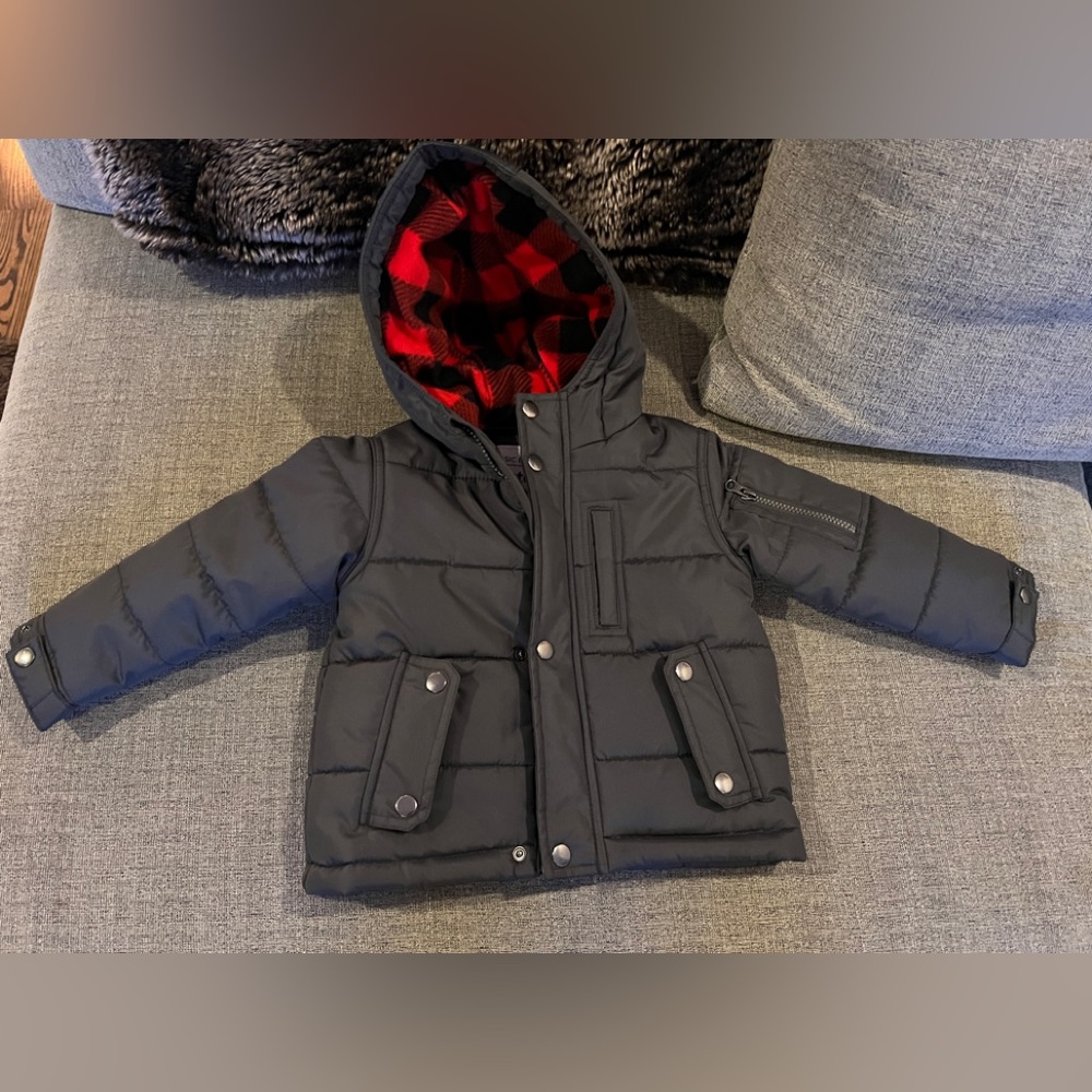 Boys 2T carters Grey winter jacket